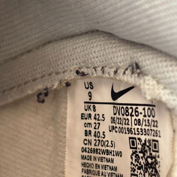 Nike Dunk High SE GS 'Mint Plaid' Size  9 - Picture 15 of 15